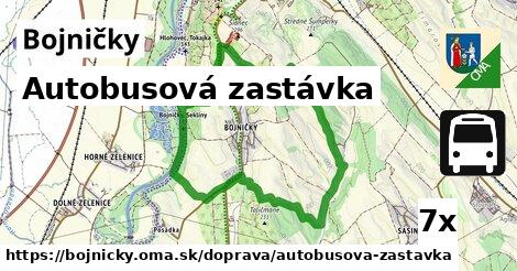 Autobusová zastávka, Bojničky