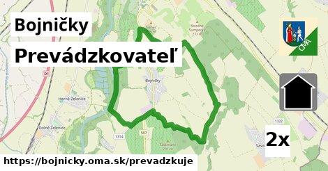 prevádzkovateľ v Bojničky