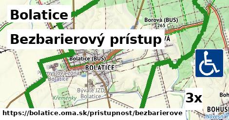 Bezbarierový prístup, Bolatice