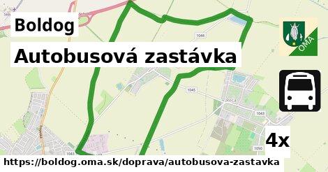 Autobusová zastávka, Boldog