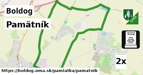 Pamätník, Boldog