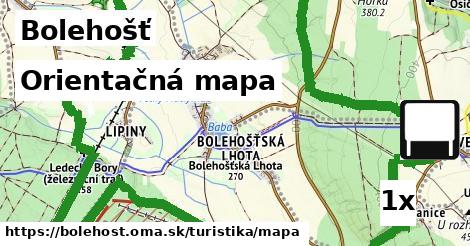 Orientačná mapa, Bolehošť