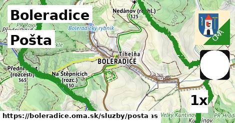 Pošta, Boleradice