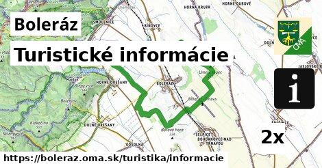 Turistické informácie, Boleráz