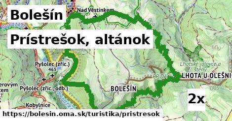 Prístrešok, altánok, Bolešín