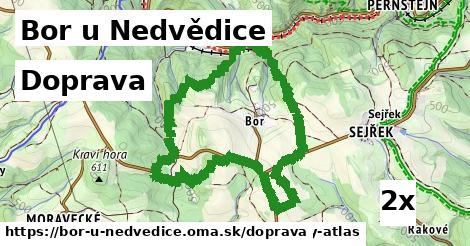 doprava v Bor u Nedvědice