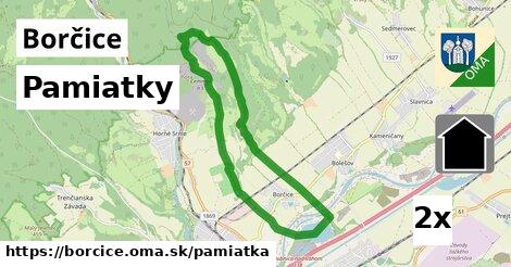 pamiatky v Borčice