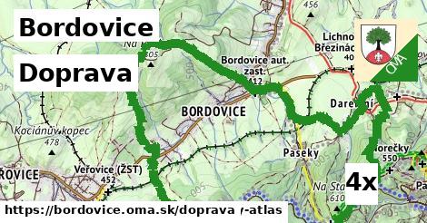 doprava v Bordovice