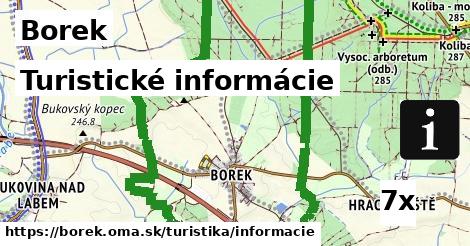 Turistické informácie, Borek