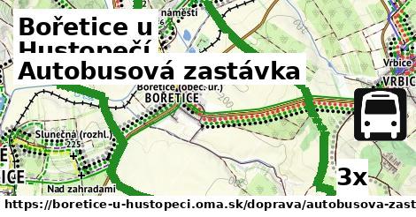 Autobusová zastávka, Bořetice u Hustopečí