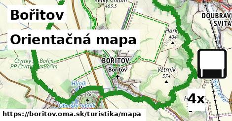 Orientačná mapa, Bořitov