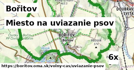 miesto na uviazanie psov v Bořitov