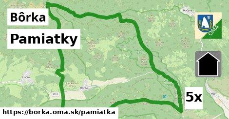 pamiatky v Bôrka