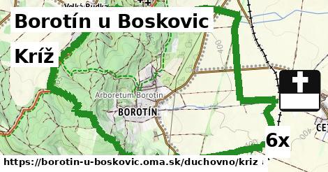 kríž v Borotín u Boskovic