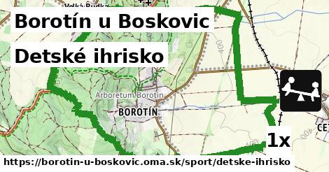 detské ihrisko v Borotín u Boskovic