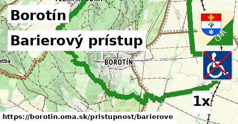 barierový prístup v Borotín