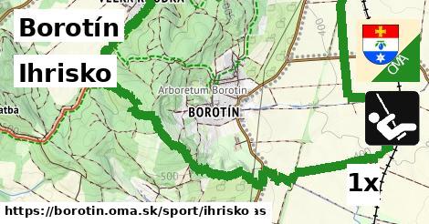 ihrisko v Borotín