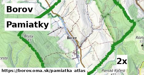 pamiatky v Borov