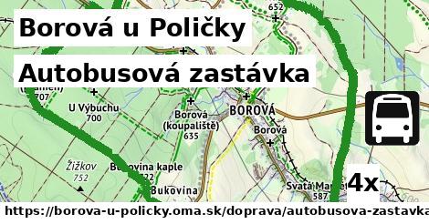 Autobusová zastávka, Borová u Poličky