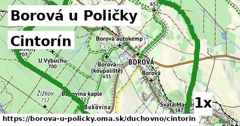 Cintorín, Borová u Poličky