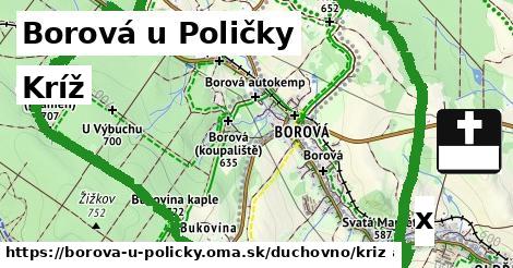 Kríž, Borová u Poličky