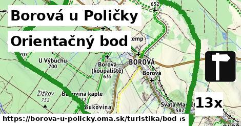 Orientačný bod, Borová u Poličky