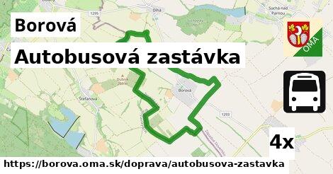 Autobusová zastávka, Borová