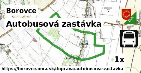 Autobusová zastávka, Borovce