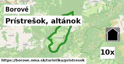 Prístrešok, altánok, Borové