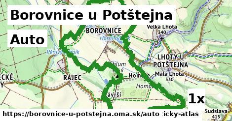 auto v Borovnice u Potštejna