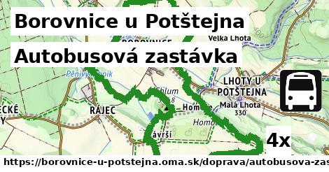 Autobusová zastávka, Borovnice u Potštejna
