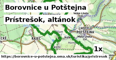 Prístrešok, altánok, Borovnice u Potštejna