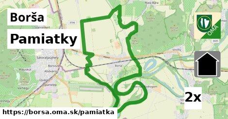 pamiatky v Borša