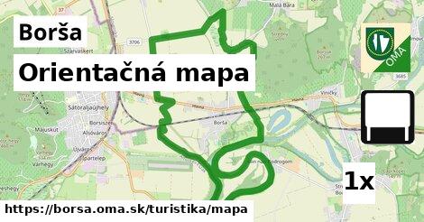 Orientačná mapa, Borša