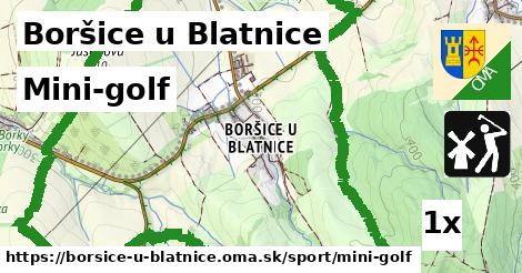 mini-golf v Boršice u Blatnice