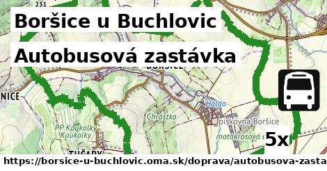 autobusová zastávka v Boršice u Buchlovic