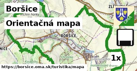 orientačná mapa v Boršice