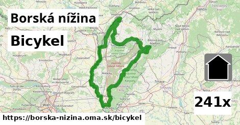 bicykel v Borská nížina