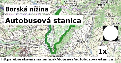 Autobusová stanica, Borská nížina