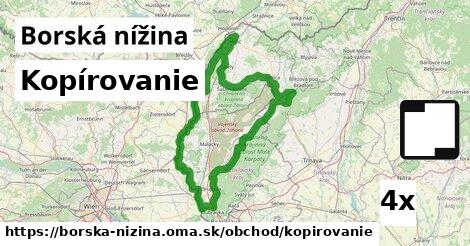 Kopírovanie, Borská nížina