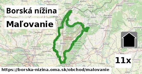 Maľovanie, Borská nížina