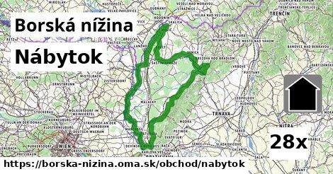 Nábytok, Borská nížina