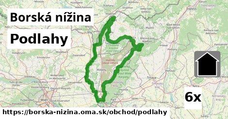 Podlahy, Borská nížina