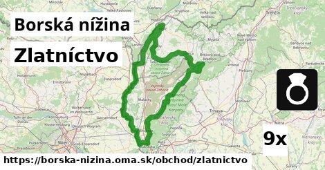 Zlatníctvo, Borská nížina