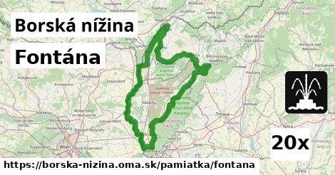 Fontána, Borská nížina