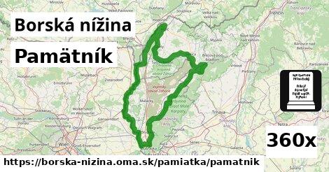 Pamätník, Borská nížina