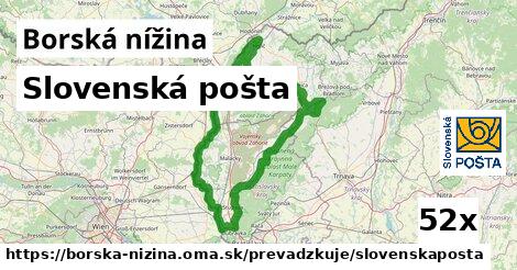 Slovenská pošta, Borská nížina