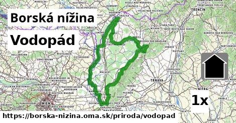 Vodopád, Borská nížina