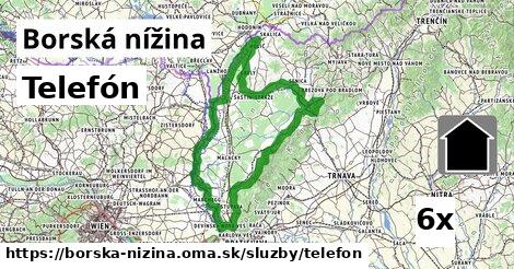 Telefón, Borská nížina