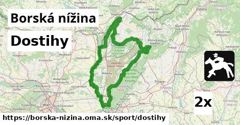 Dostihy, Borská nížina